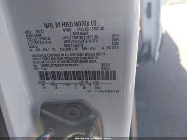 Vue de 2023 Ford Transit Connect Xl, angle 8