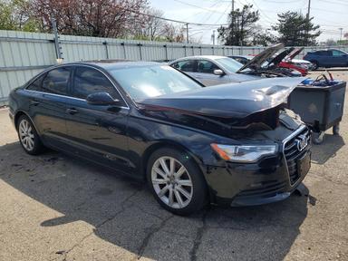 Vue de 2014 AUDI A6 PREMIUM PLUS, angle 4