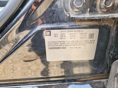 Вид 2013 CADILLAC CTS, угол 12