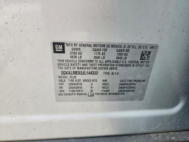Вид 2018 GMC TERRAIN SLE, угол 13