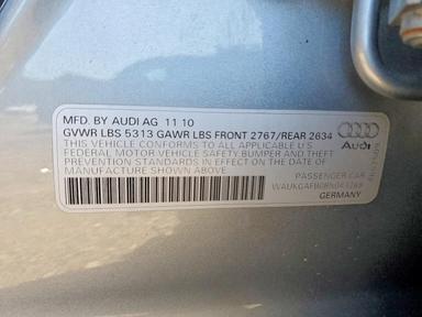 Вид 2011 AUDI A6 PRESTIGE, угол 13