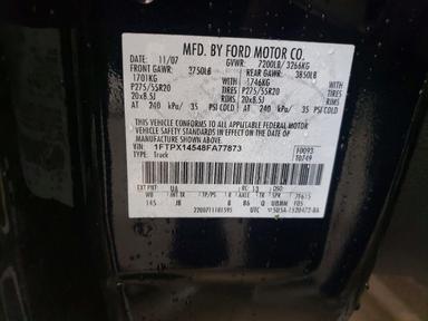 منظر 2008 FORD F150، زاوية 12