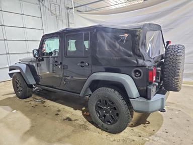 Vue de 2014 JEEP WRANGLER UNLIMITED SPORT, angle 2