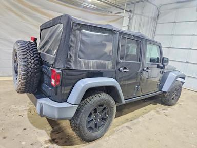 Vue de 2014 JEEP WRANGLER UNLIMITED SPORT, angle 3