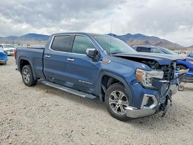 Vista de 2021 GMC SIERRA K1500 SLT, ángulo 4
