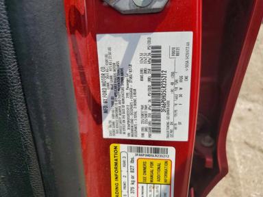 Vista de 2020 FORD FUSION SE, ángulo 12