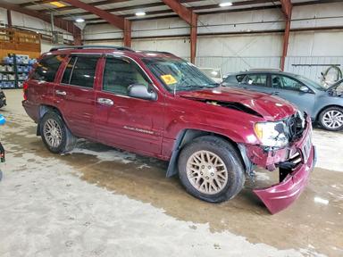 Вид 2002 JEEP GRAND CHEROKEE, угол 4