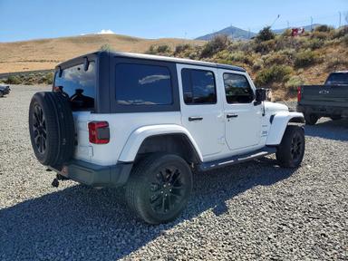 Vedere 2021 JEEP WRANGLER UNLIMITED, unghi 3