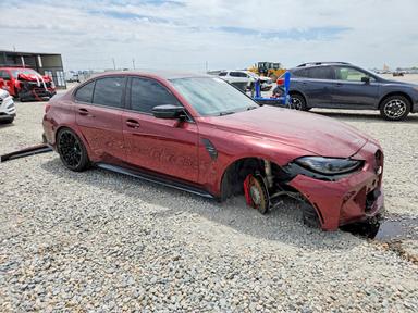 Vue de 2022 BMW M3, angle 4