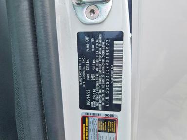 Vue de 2023 KIA K5 EX, angle 12