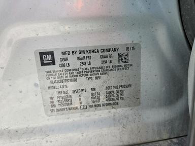 Vista de 2015 BUICK ENCORE, ángulo 13