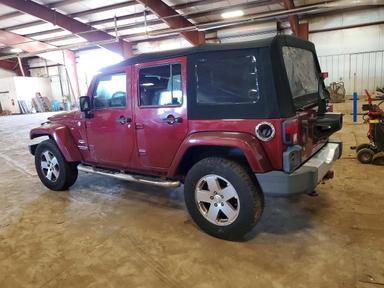 Vista de 2010 JEEP WRANGLER UNLIMITED SAHARA, ángulo 2