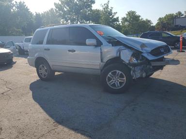 2004 HONDA PILOT EX view, angle 4