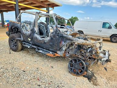 Vista de 2019 JEEP WRANGLER UNLIMITED SPORT, ángulo 4