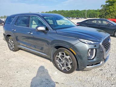 Вид 2022 HYUNDAI PALISADE CALLIGRAPHY, угол 4