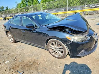 Вид 2015 MAZDA 6 GRAND TOURING, угол 4