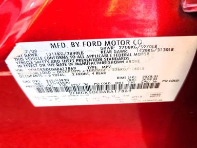 منظر 2010 FORD FLEX LIMITED، زاوية 12