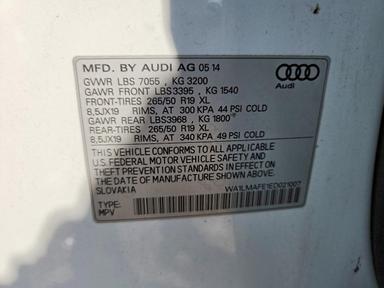منظر 2014 AUDI Q7 PREMIUM PLUS، زاوية 12
