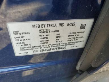 Vedere 2023 TESLA MODEL X, unghi 12