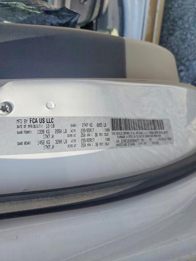 Vedere 2019 CHRYSLER PACIFICA TOURING L, unghi 14