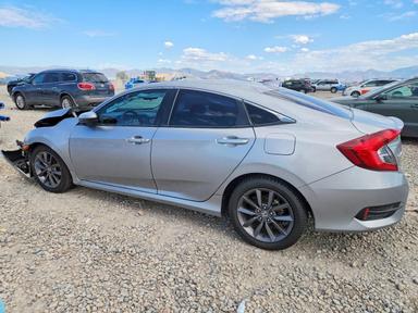 Vista de 2020 HONDA CIVIC EX, ángulo 2