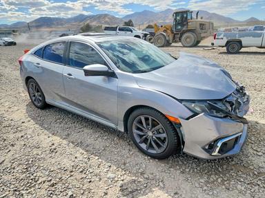 Vista de 2020 HONDA CIVIC EX, ángulo 4