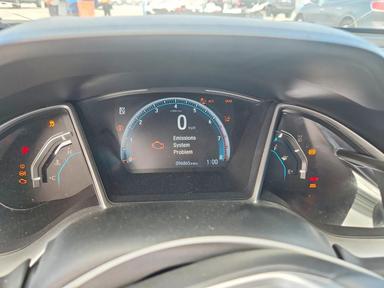 Vista de 2020 HONDA CIVIC EX, ángulo 9