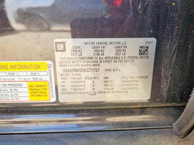 2017 BUICK ENCLAVE view, angle 13