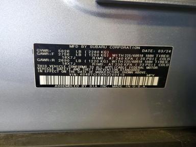 Вид 2024 SUBARU OUTBACK ONYX EDITION XT, угол 12