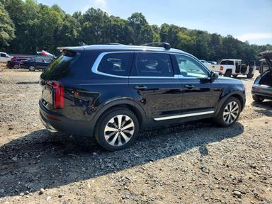 Vue de 2022 KIA TELLURIDE EX, angle 3
