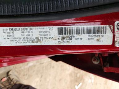 Vue de 2013 CHRYSLER 200 TOURING, angle 12