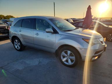 Vue de 2012 ACURA MDX TECHNOLOGY, angle 4