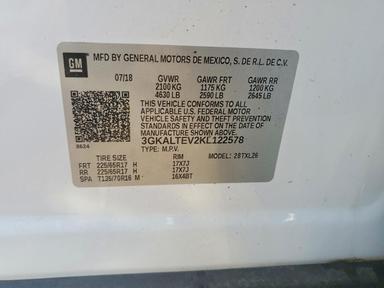 Vedere 2019 GMC TERRAIN SLE, unghi 13