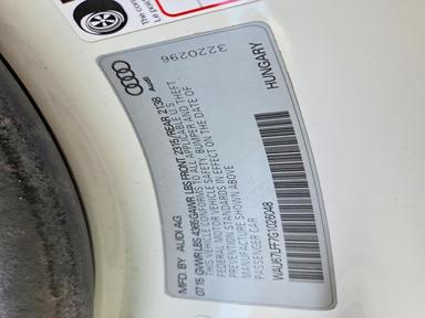 Vue de 2016 AUDI A3 PREMIUM, angle 12