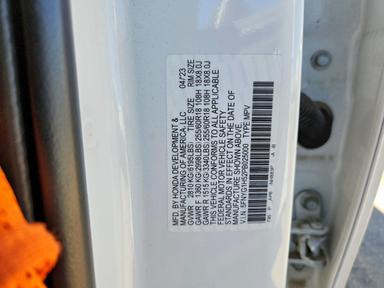 Vista de 2023 HONDA PILOT EXL, ángulo 13