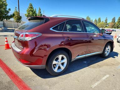Vue de 2014 LEXUS RX 350 BASE, angle 3