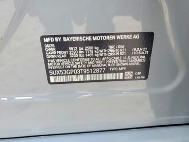 Vue de 2026 BMW X3 30 XDRIVE, angle 13