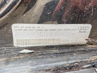 2012 AUDI A4 PREMIUM PLUS view, angle 12