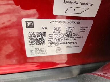 Вид 2024 CADILLAC XT5 SPORT, угол 13