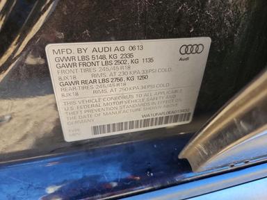 Vista de 2014 AUDI A4 ALLROAD PREMIUM PLUS, ángulo 12