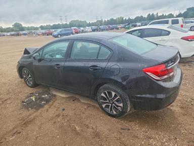 Вид 2015 HONDA CIVIC EX, угол 2