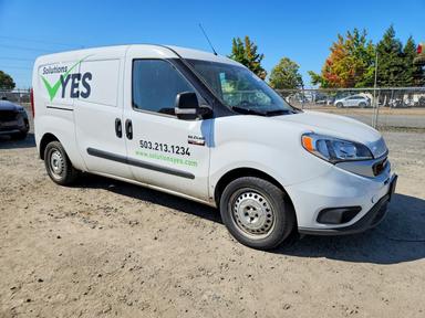 2022 RAM PROMASTER CITY TRADESMAN DELIVERY VAN view, angle 4