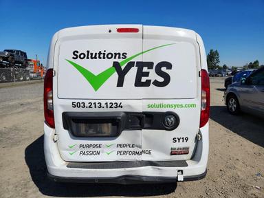 2022 RAM PROMASTER CITY TRADESMAN DELIVERY VAN view, angle 6
