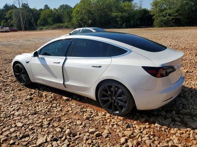 Vista de 2020 TESLA MODEL 3, ángulo 2