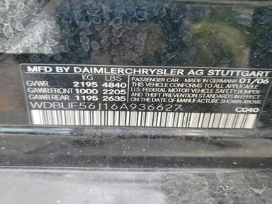 Вид 2006 MERCEDES-BENZ E 350, угол 12