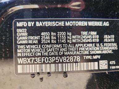 Vue de 2023 BMW X1 XDRIVE28I, angle 13