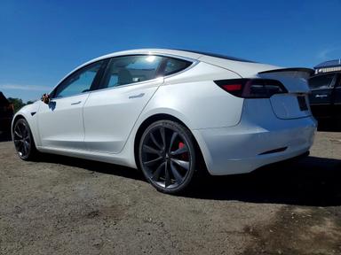Вид 2020 TESLA MODEL 3, угол 2