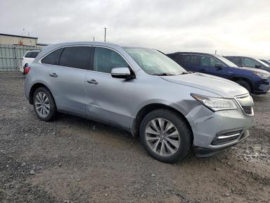 Vue de 2016 ACURA MDX TECHNOLOGY, angle 4