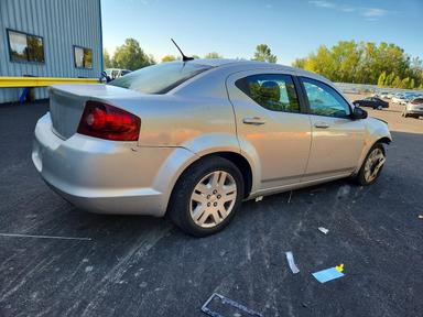 Вид 2012 DODGE AVENGER SE, угол 3