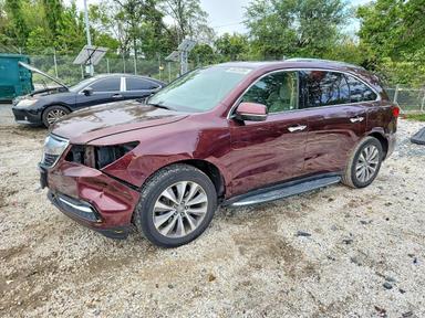 Vue de 2015 ACURA MDX TECHNOLOGY, angle 1